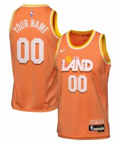 Cleveland Cavaliers Nike 2025/26 Orange Swingman Custom Jersey - Hardwood Classics