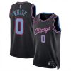 Coby White Chicago Bulls Nike Unisex 2025/26 Hardwood Classics Black Swingman Jersey