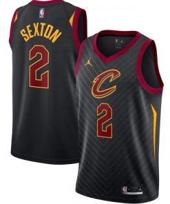 Collin Sexton Cleveland Cavaliers Jordan Brand Swingman Jersey - Statement Edition - Black