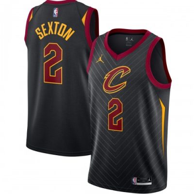 Collin Sexton Cleveland Cavaliers Jordan Brand Swingman Jersey - Statement Edition - Black