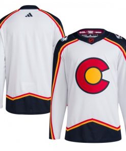Colorado Avalanche Reverse Retro 2.0 Authentic Blank Jersey - White