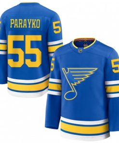 Colton Parayko St. Louis Blues Home Premium Player Jersey - Blue