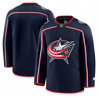 Columbus Blue Jackets Home Premium Blank Jersey - Navy