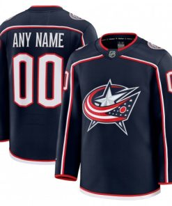 Columbus Blue Jackets Home Premium Custom Jersey - Navy