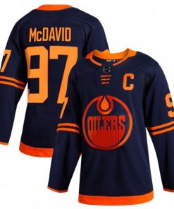 Connor McDavid Edmonton Oilers Alternate Navy Premium Player Jersey