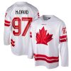 Connor McDavid Hockey Bauer Canada 2026 Olympics Replica Jersey - White