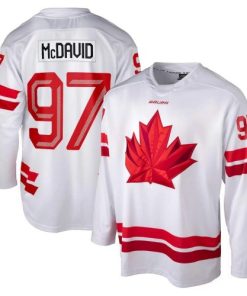 Connor McDavid Hockey Bauer Canada 2026 Olympics Replica Jersey - White