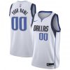Dallas Mavericks Nike Swingman Custom Jersey - Association Edition - White