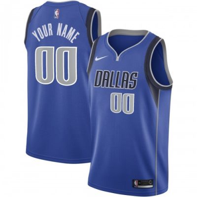 Dallas Mavericks Nike Swingman Custom Jersey - Blue