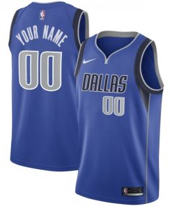 Dallas Mavericks Nike Swingman Custom Jersey Royal
