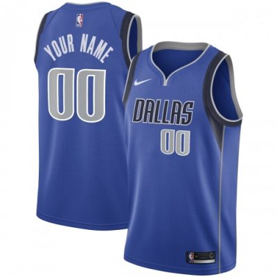 Dallas Mavericks Nike Swingman Custom Jersey Royal