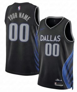 Dallas Mavericks Nike Unisex 2025/26 Black Swingman Custom Jersey - Hardwood Classics