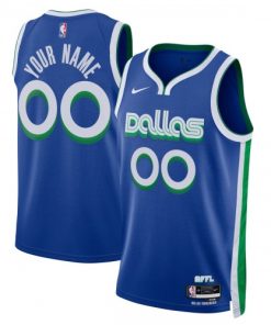 Dallas Mavericks Nike Unisex Swingman Custom Jersey - Hardwood Classics - Blue