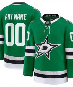 Dallas Stars Home Premium Player Custom Jersey - Kelly Green