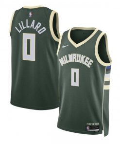 Damian Lillard Milwaukee Bucks Nike Unisex Swingman Jersey  - Hunter Green