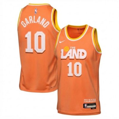 Darius Garland Cleveland Cavaliers Nike 2025/26 Orange Swingman Jersey