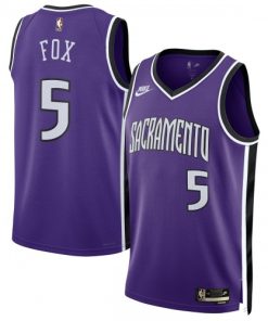 De'Aaron Fox Sacramento Kings Nike Unisex Swingman Jersey - Purple - Classic Edition