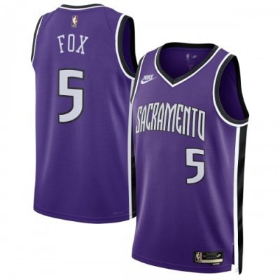 De'Aaron Fox Sacramento Kings Nike Unisex Swingman Jersey - Purple - Classic Edition