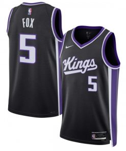 De'Aaron Fox Sacramento Kings Nike Unisex Swingman Jersey  - Black