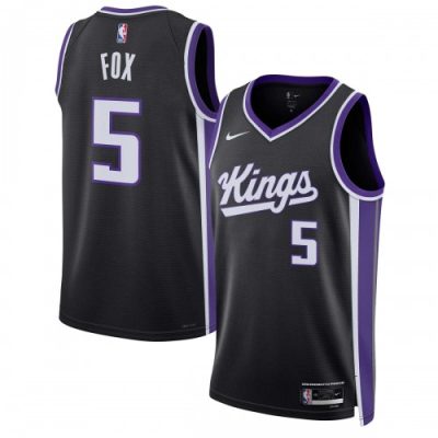De'Aaron Fox Sacramento Kings Nike Unisex Swingman Jersey  - Black
