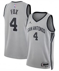 De'Aaron Fox San Antonio Spurs Nike 2025/26 Statement Edition Swingman Jersey