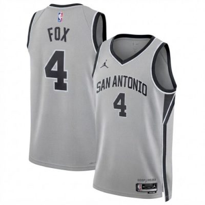De'Aaron Fox San Antonio Spurs Nike 2025/26 Statement Edition Swingman Jersey