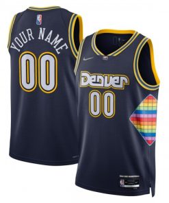 Denver Nuggets Nike Swingman Custom Jersey - Hardwood Classics - Navy