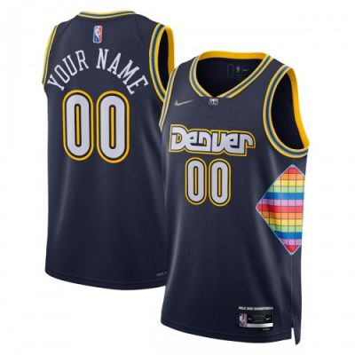 Denver Nuggets Nike Swingman Custom Jersey - Hardwood Classics - Navy