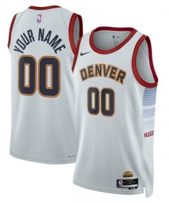 Denver Nuggets Nike Unisex Swingman Custom Jersey - Hardwood Classics - Gray