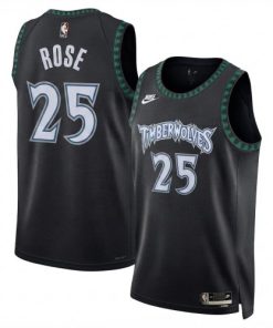 Derrick Rose Minnesota Timberwolves Nike Unisex Black Swingman Jersey - Classic Edition