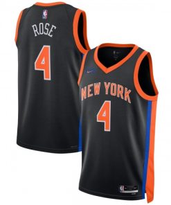 Derrick Rose New York Knicks Nike Unisex Swingman Jersey - Hardwood Classics - Black