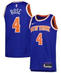 Derrick Rose New York Knicks Nike Unisex Swingman Jersey  - Blue