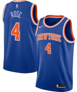 Derrick Rose New York Knicks Nike Youth Swingman Jersey  - Blue