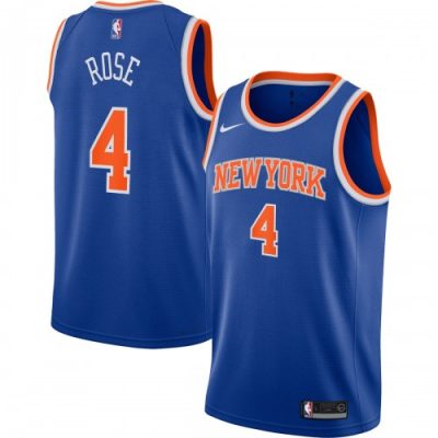 Derrick Rose New York Knicks Nike Youth Swingman Jersey - Blue