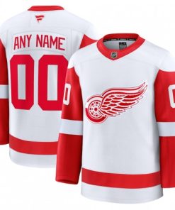 Detroit Red Wings Away Premium Custom Jersey - White