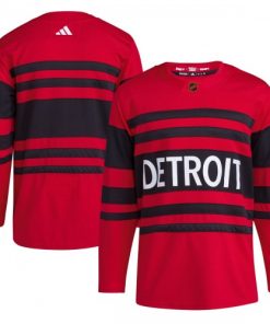 Detroit Red Wings adidas Reverse Retro 2.0 Authentic Blank Jersey - Red