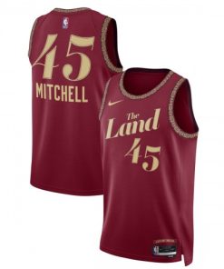 Donovan Mitchell Cleveland Cavaliers Nike Unisex Swingman Jersey - Wine - Hardwood Classics
