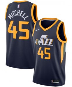 Donovan Mitchell Utah Jazz Nike Replica Swingman Jersey  - Navy
