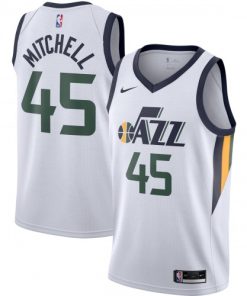 Donovan Mitchell Utah Jazz Nike Swingman Jersey - White - Association Edition