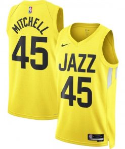 Donovan Mitchell Utah Jazz Nike Unisex Swingman Jersey  - Gold