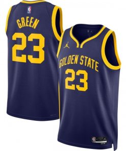Draymond Green Golden State Warriors Jordan Brand Statement Edition Swingman Jersey - Navy