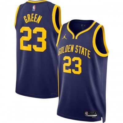 Draymond Green Golden State Warriors Jordan Brand Statement Edition Swingman Jersey - Navy