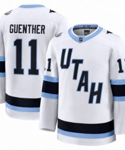 Dylan Guenther Men's Utah Mammoth White Away Premium Player Jersey