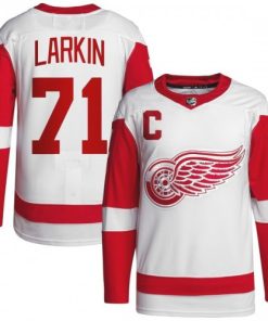 Dylan Larkin Detroit Red Wings Away Premium Jersey - White
