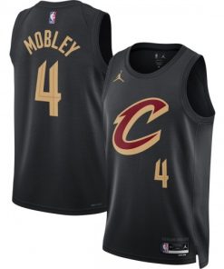 Evan Mobley Cleveland Cavaliers Jordan Brand Statement Edition Swingman Jersey - Black