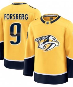 Filip Forsberg Nashville Predators Home Premium Jersey - Yellow