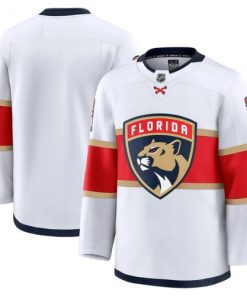 Florida Panthers Away Premium Blank  Jersey - White