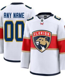 Florida Panthers Away Premium Custom Jersey - White