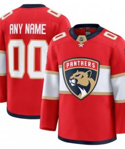Florida Panthers Fanatics Red Home Premium Custom Jersey