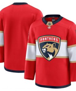 Florida Panthers Home Premium Blank  Jersey - Red